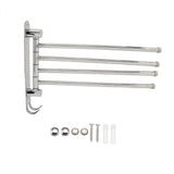 4-swivel Towel Rack Bar Rod Rail Holder Bathroom Kitchen 304 Stainless Steel In Australia - Darrahopens