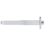 Square Stainless Steel Top Shower Arm Pipe Wall Mount for Bathroom Ceiling Shower Head(25 cm)