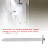 Square Stainless Steel Top Shower Arm Pipe Wall Mount for Bathroom Ceiling Shower Head (40 Cm)