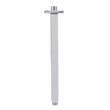 Square Stainless Steel Top Shower Arm Pipe Wall Mount for Bathroom Ceiling Shower Head (40 Cm)