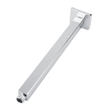 Square Stainless Steel Top Shower Arm Pipe Wall Mount for Bathroom Ceiling Shower Head (40 Cm)