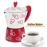 Aluminum Durable Coffee Maker Kettle Pot Household Office(L)