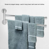 Bathroom Wall Mounted Towel Rack Swing Out Rotating Towel Hanger Shelf (2 Arms) In Australia - Darrahopens