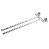 Bathroom Wall Mounted Towel Rack Swing Out Rotating Towel Hanger Shelf (2 Arms) In Australia - Darrahopens