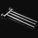 Bathroom Wall Mounted Towel Rack Swing Out Rotating Towel Hanger Shelf (3 Arms) In Australia - Darrahopens