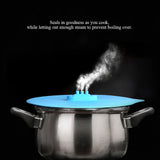Silicone Steam Pot Lids Pressure Cooker Spill Food Seal Cover for Household Pan Covers