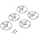 5pcs Carb Carburetor Float Bowl Gasket Replacement Fit for Briggs & Stratton 698781 In Australia - Darrahopens