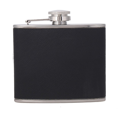 Portable Stainless Steel Wine Whiskey Flask Elegant Leather Hip Alcohol Bottle 5oz/150mL In Australia - Darrahopens