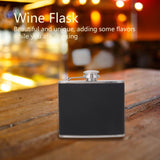 Portable Stainless Steel Wine Whiskey Flask Elegant Leather Hip Alcohol Bottle 5oz/150mL In Australia - Darrahopens