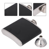 Portable Stainless Steel Wine Whiskey Flask Elegant Leather Hip Alcohol Bottle 5oz/150mL In Australia - Darrahopens