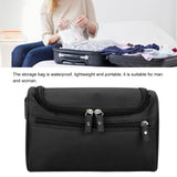 Portable Waterproof Shampoo Shaver Wash Storage Bag Man Woman Travel(Black) In Australia - Darrahopens