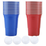 Beer Pong Set Beer Pong Drinking Game Set Beer Pong Cups22 Cups 4 PingPong Balls Red Blue In Australia - Darrahopens