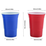 Beer Pong Set Beer Pong Drinking Game Set Beer Pong Cups22 Cups 4 PingPong Balls Red Blue