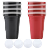 Beer Pong Set Beer Pong Drinking Game Set Beer Pong Cups22 Cups 4 PingPong Balls Red Black In Australia - Darrahopens