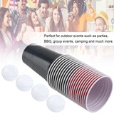 Beer Pong Set Beer Pong Drinking Game Set Beer Pong Cups22 Cups 4 PingPong Balls Red Black