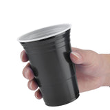 Beer Pong Set Beer Pong Drinking Game Set Beer Pong Cups22 Cups 4 PingPong Balls Red Black