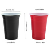 Beer Pong Set Beer Pong Drinking Game Set Beer Pong Cups22 Cups 4 PingPong Balls Red Black