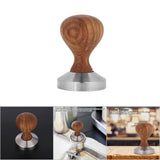 Practical Rosewood Handle Coffee Tamper Espresso Powder Flat Press Hammer (51mm)