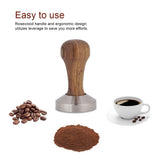Practical Stainless Steel Coffee Tamper Espresso Powder Flat Press Hammer (53mm)