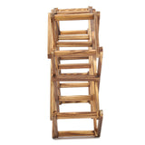 Foldable Wooden Wine Rack Organizer Display Shelf 10 Bottles Capacity In Australia - Darrahopens