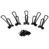 Vintage Style Double Coat Hat Hooks Closet Hanger Organizer (5PCS Black L) In Australia - Darrahopens