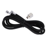 1.8M EVA Braided Airbrush Hose Air Tube 1/8"-1/4" Adaptor Fitting Ends Coupling