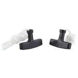 2pcs Lawnmower Recoil Pull Starter Handle 1.5m Cord Rope Mower Accessories