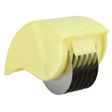 Stainless Steel Anti rust Rolling Cutter Mincer Vegetable Kitchen Tool(Yellow) In Australia - Darrahopens