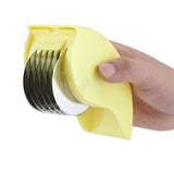 Stainless Steel Anti rust Rolling Cutter Mincer Vegetable Kitchen Tool(Yellow) In Australia - Darrahopens