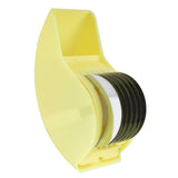Stainless Steel Anti rust Rolling Cutter Mincer Vegetable Kitchen Tool(Yellow) In Australia - Darrahopens