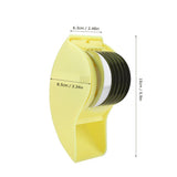 Stainless Steel Anti rust Rolling Cutter Mincer Vegetable Kitchen Tool(Yellow)