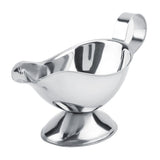 Stainless Steel Steak Pepper Sauce Boat Seasoning Container for Restaurant Kitchen(3oz)