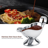 Stainless Steel Steak Pepper Sauce Boat Seasoning Container for Restaurant Kitchen(5oz) In Australia - Darrahopens