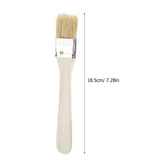 2pcs/ Set Lightweight Wooden Barbecue Brush Outdoor Spread Oil Spice