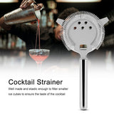 Stainless Steel Cocktail Strainer Shake Drinks Ice Mixed Filter for Bar Club Party (Silver) In Australia - Darrahopens