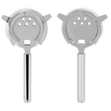 Stainless Steel Cocktail Strainer Shake Drinks Ice Mixed Filter for Bar Club Party (Silver)