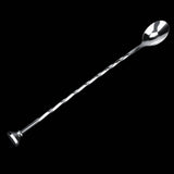 Cocktail Drink Mixer Stainless Steel Stirring Mixing Spoon Ladle Muddler Bar