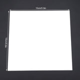 16Pcs Self Adhesive Square Shape PVC Mirrors Wall Stickers for Home Window Tiles