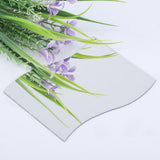 6Pcs/Set Waves Shape Wall Mirror Sticker Free Combination Home Bathroom Decor