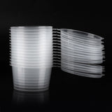 100m l4oz Clear Plastic Cups Takeaway Sauce Seasoning Box Sauce Cup