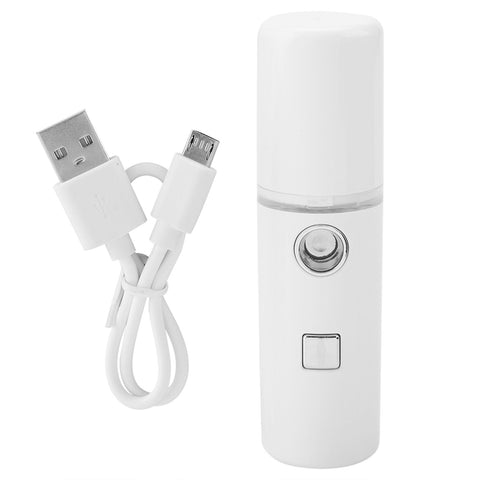 Durable Lightweight Portable Rechargeable Humidifier Moisturing Sprayer Skin Care(White) In Australia - Darrahopens