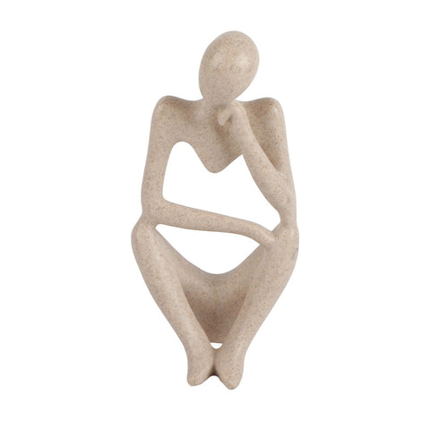 Abstract Character Figurines Thinker Desk Decor Home Decoration Ornament In Australia - Darrahopens
