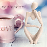 Abstract Character Figurines Thinker Desk Decor Home Decoration Ornament In Australia - Darrahopens