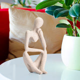 Abstract Character Figurines Thinker Desk Decor Home Decoration Ornament In Australia - Darrahopens