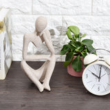 Abstract Character Figurines Thinker Desk Decor Home Decoration Ornament In Australia - Darrahopens