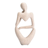 Abstract Character Figurines Thinker Desk Decor Home Decoration Ornament In Australia - Darrahopens