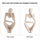 Abstract Character Figurines Thinker Desk Decor Home Decoration Ornament