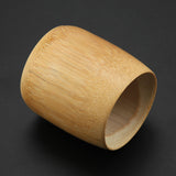 Natural Pure Bamboo Tea Cup Handmade No Paint Eco friendly Water Cups(Round Mouth M)