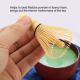 Natural Bamboo Tea Whisk Chasen Preparing Matcha Powder Brush Tool(54 Prongs) In Australia - Darrahopens