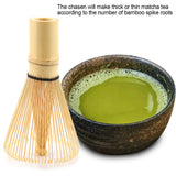 Natural Bamboo Tea Whisk Chasen Preparing Matcha Powder Brush Tool(72 Prongs) In Australia - Darrahopens